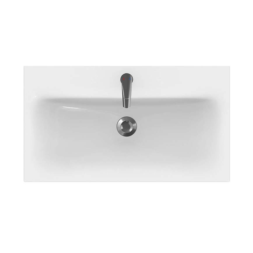 Cersanit K116-013 - Vgradni umivalnik MODUO 45x80 cm keramika/sijajno bela