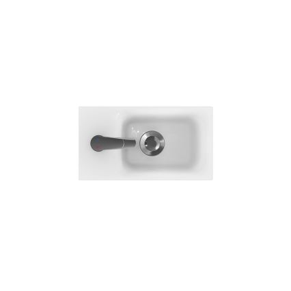 Cersanit K116-016 - Vgradni umivalnik MODUO 22x40 cm keramika/sijajna bela