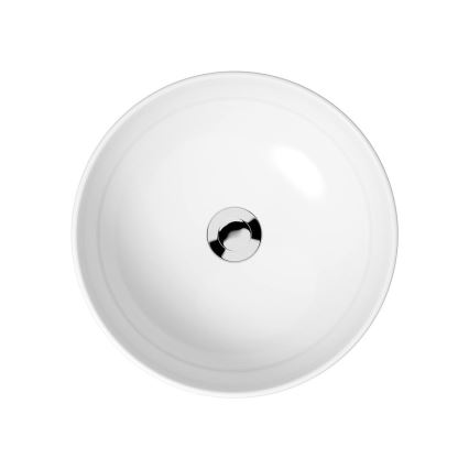 Cersanit K116-048-ECO - Pultni umivalnik MODUO, premer 40 cm, keramika/sijajna bela