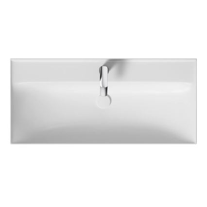 Cersanit K120-011 - Vgradni umivalnik LARGA 46x100 cm keramika/sijajna bela