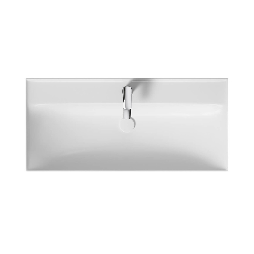 Cersanit K120-011 - Vgradni umivalnik LARGA 46x100 cm keramika/sijajna bela