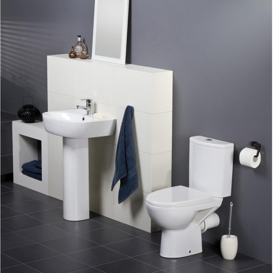 Cersanit K27-062 - Stojalo WC PARVA keramika/bela