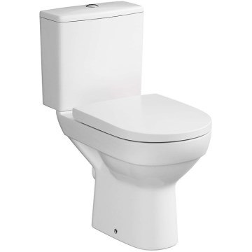 Cersanit K35-035 - Talno stoječe stranišče s straniščno desko CITY keramika/bela