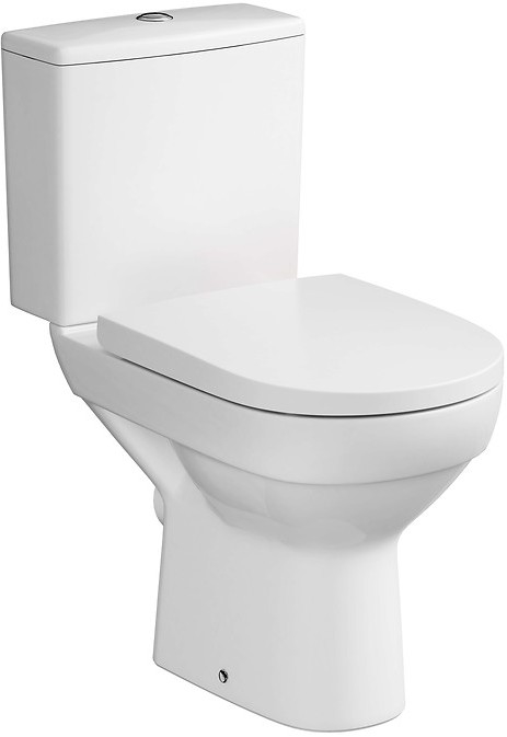 Cersanit K35-035 - Talno stoječe stranišče s straniščno desko CITY keramika/bela