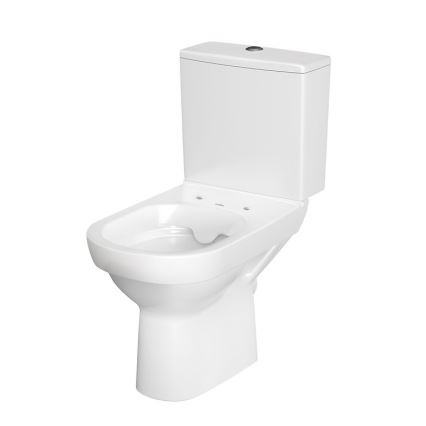 Cersanit K35-035 - Talno stoječe stranišče s straniščno desko CITY keramika/bela