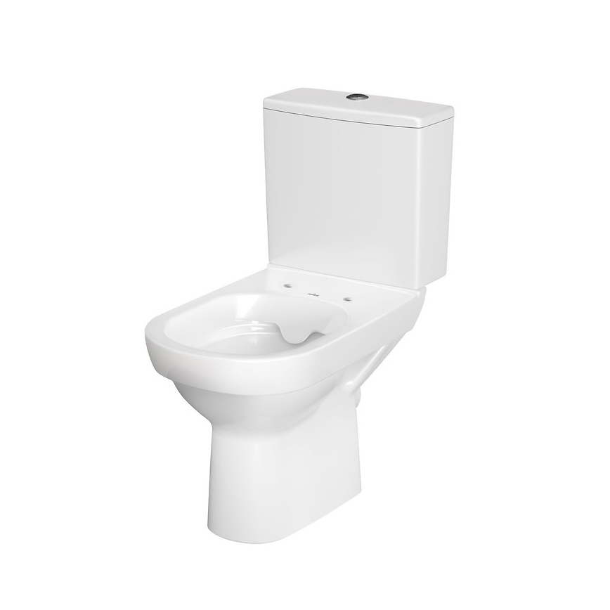 Cersanit K35-035 - Talno stoječe stranišče s straniščno desko CITY keramika/bela