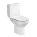 Cersanit K35-037 - Stoječa WC školjka CITY z sedežno desko, keramika/bela