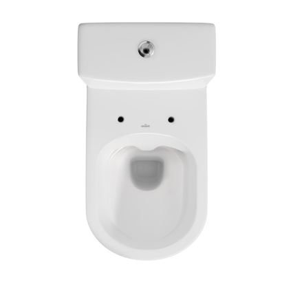 Cersanit K35-037 - Stoječa WC školjka CITY z sedežno desko, keramika/bela