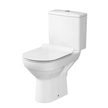 Cersanit K35-037 - Talno stoječe stranišče s straniščno desko CITY keramika/bela