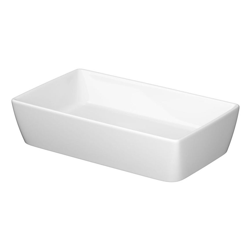 Cersanit K35-047-ECO - Umivalnik za pult CITY 36x60 cm keramika/sijajna bela