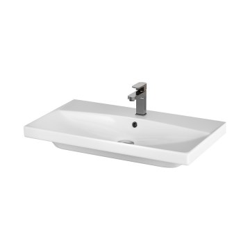 Cersanit K35-061 - Vgradni umivalnik CITY 45,5x80,5 cm keramika/sijajna bela