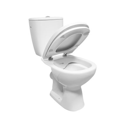 Cersanit K667-052 - Talno stoječe stranišče s straniščno desko ARTECO keramika/bela