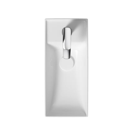 Cersanit K677-005 - Vgradni umivalnik LARGA 22x50 cm keramika/sijajno bela