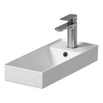 Cersanit K677-005 - Vgradni umivalnik LARGA 22x50 cm keramika/sijajno bela