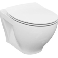 Cersanit K701-147 - viseča WC školjka s sedežno desko SAVIO keramika/bela