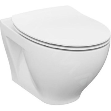 Cersanit K701-147 - Viseča WC školjka s sedežno desko SAVIO keramika/bela