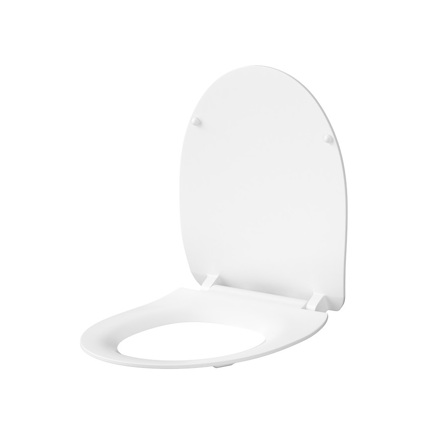 Cersanit K701-147 - Viseča WC školjka s sedežno desko SAVIO keramika/bela