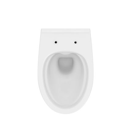 Cersanit K701-147 - Viseča WC školjka s sedežno desko SAVIO keramika/bela