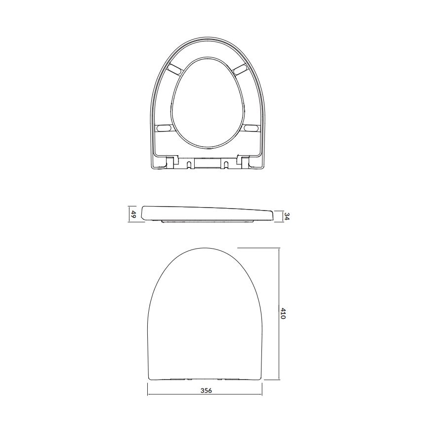Cersanit K98-0122 - WC sedež PARVA SoftClose, bel