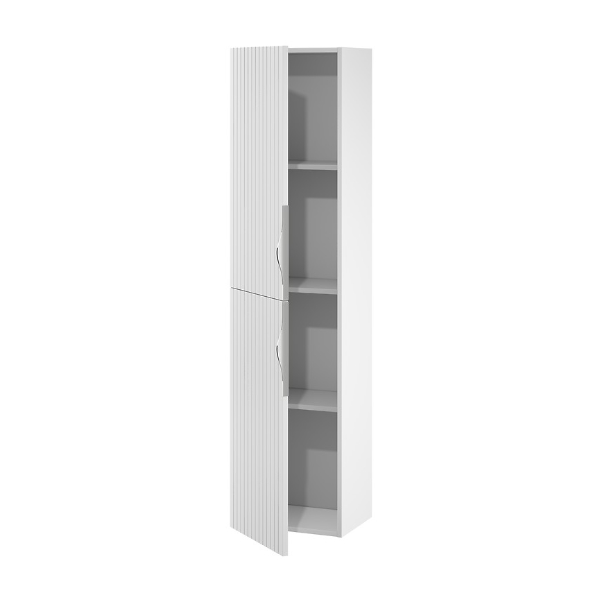 Cersanit S1015-010 - Viseča kopalniška omarica TIRSO 40x160x30 cm mat bela