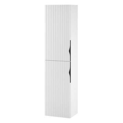 Cersanit S1015-010 - Viseča kopalniška omarica TIRSO 40x160x30 cm mat bela