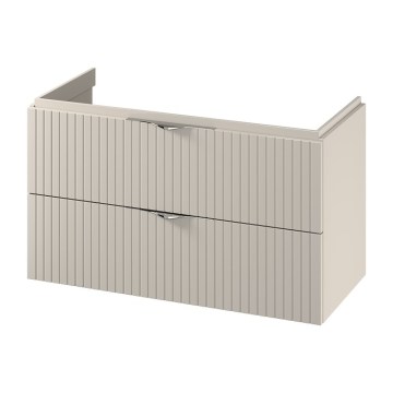 Cersanit S1015-013 - Stenska kopalniška omarica pod umivalnik TIRSO 100x55x45 cm bež