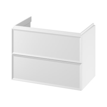 Cersanit S1021-004 - Stenska kopalniška omarica pod umivalnik MILLE 80x55x45 cm bela