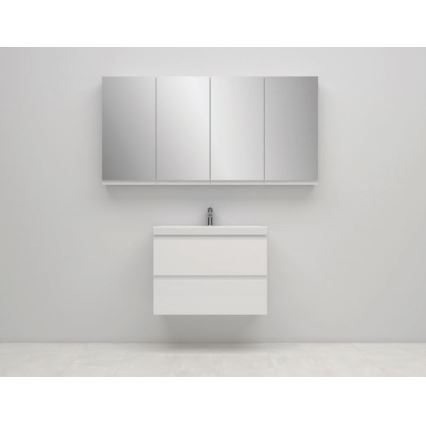Cersanit S590-030 - Kopalniška omarica z ogledalom MEDDIE 80x40 cm