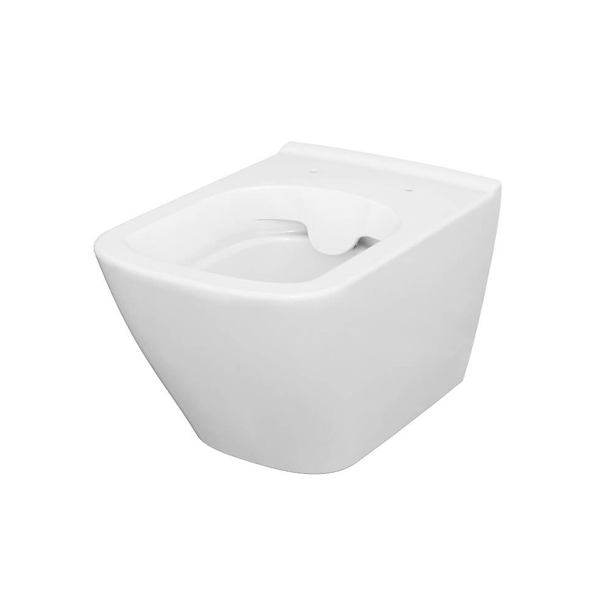 Cersanit S701-405 - Viseča WC školjka z WC desko CITY SQUARE keramika/bela