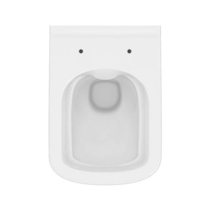 Cersanit S701-405 - Viseča WC školjka z WC desko CITY SQUARE keramika/bela