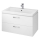 Cersanit S801-149-DSM - Stenska kopalniška omarica z umivalnikom LARA 80x46x45 cm bela