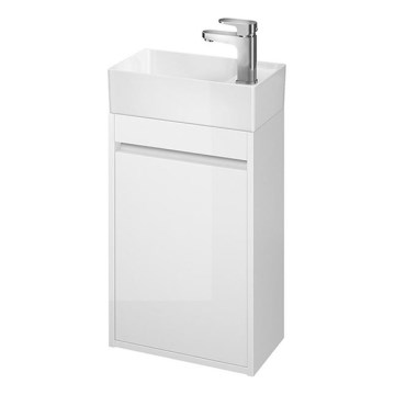 Cersanit S924-001 - Omarica za umivalnik BARBARA 59,3x39,2 cm sijoče bela
