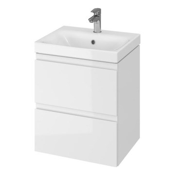Cersanit S929-012 - Viseča kopalniška omarica pod umivalnik MEDDIE 57x49,4 cm, sijoče bela