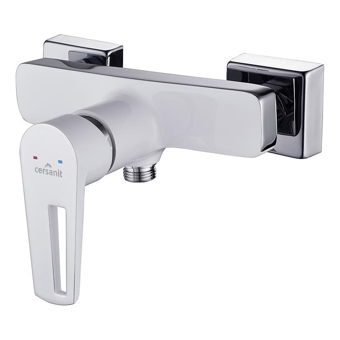 Cersanit S951-033 - Pipa za tuš MILLE bela/sijajni krom