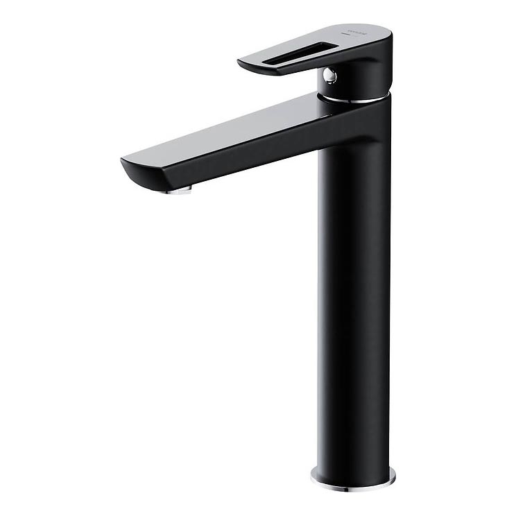 Cersanit S951-356 - Pipa za umivalnik MILLE 27 cm črna + odtok