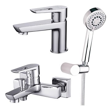 Cersanit S952-003 -Kopalni set s pipo + pipa za umivalnik MILLE sijajni krom