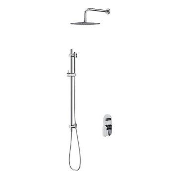 Cersanit S952-008 - Tuš komplet s podometno baterijo CREA, sijajni krom