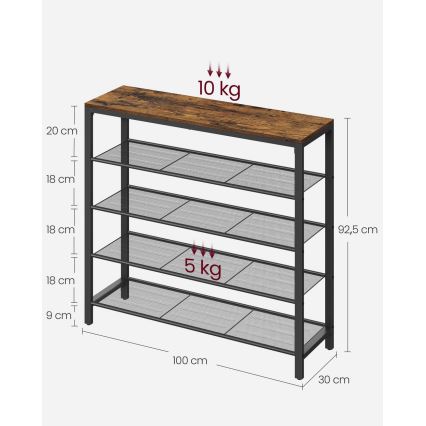 Čevljnik DAVOR rjav/črn
