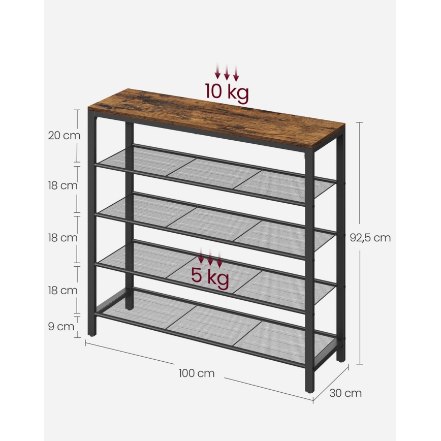 Čevljnik DAVOR rjav/črn