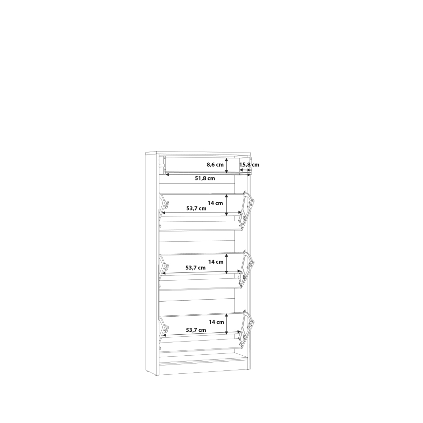 Čevljnik KAVI hrast artisan