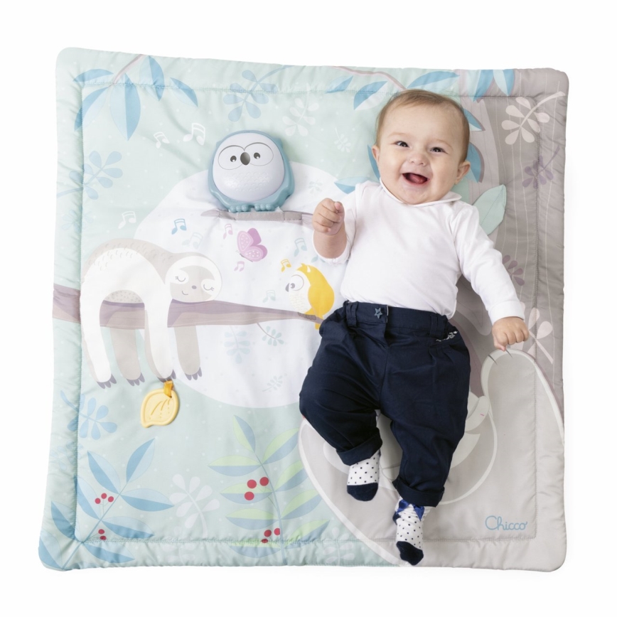 Chicco - Otroška blazina za igranje 2v1 sova