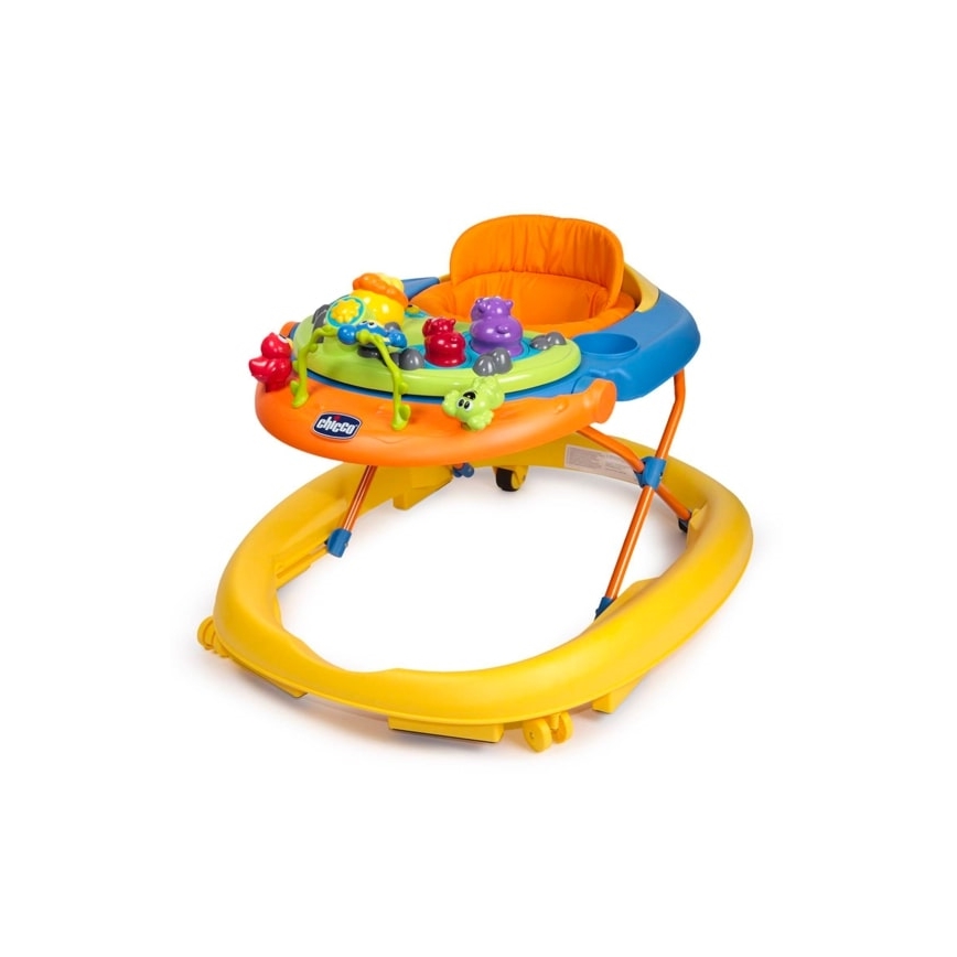 Chicco - Otroška hojica WALKY TALKY 2xAA rumena/modra