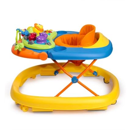 Chicco - Otroška hojica WALKY TALKY 2xAA rumena/modra