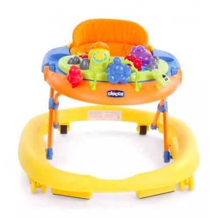 Chicco - Otroška hojica WALKY TALKY 2xAA rumena/modra