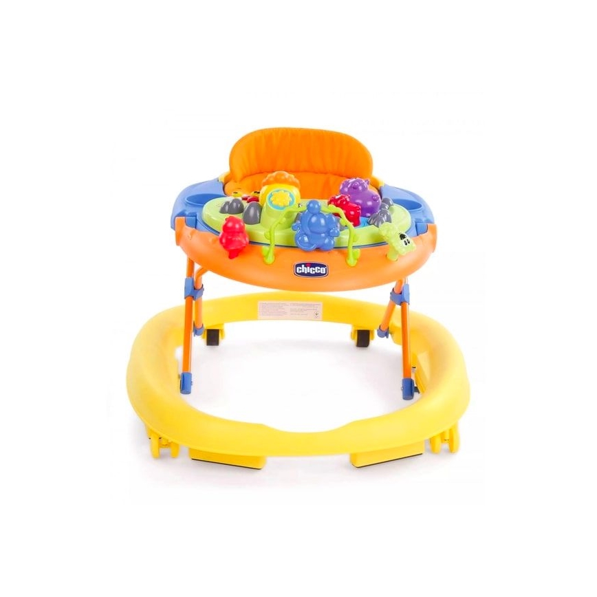 Chicco - Otroška hojica WALKY TALKY 2xAA rumena/modra