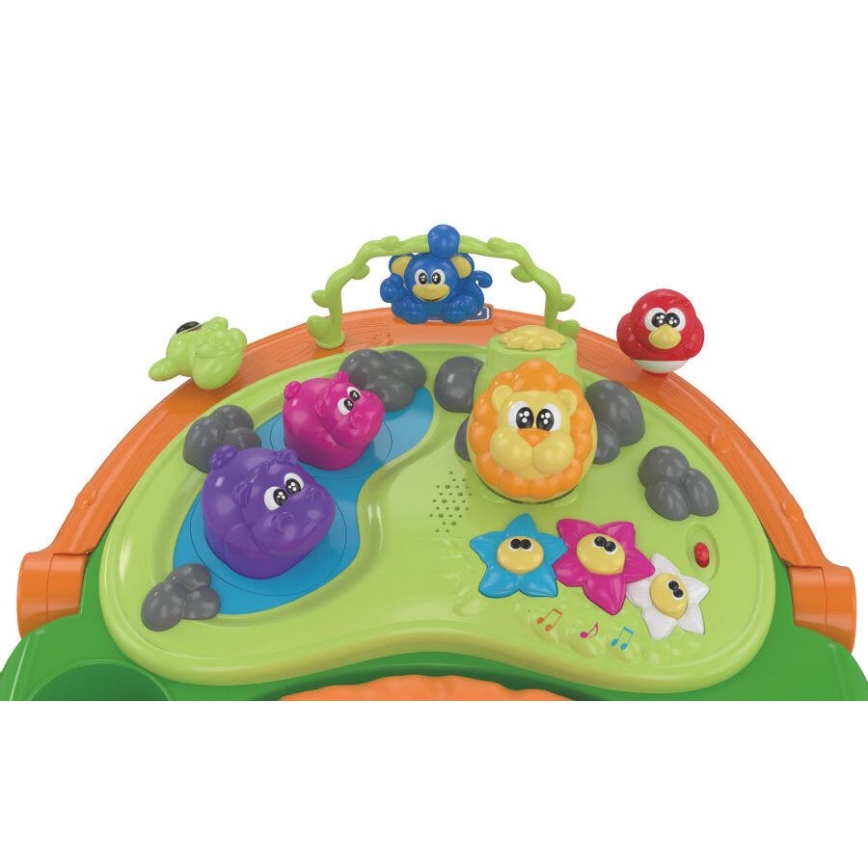 Chicco - Otroška hojica WALKY TALKY 2xAA rumena/modra