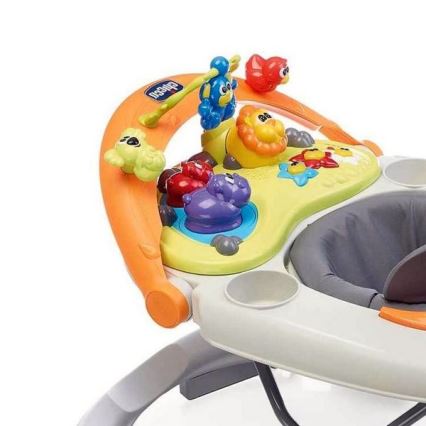 Chicco - Otroška hojica WALKY TALKY 2xAA siva
