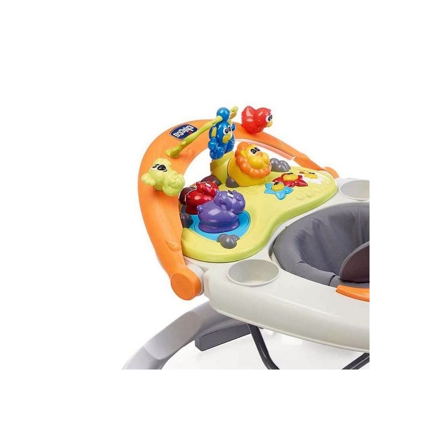 Chicco - Otroška hojica WALKY TALKY 2xAA siva