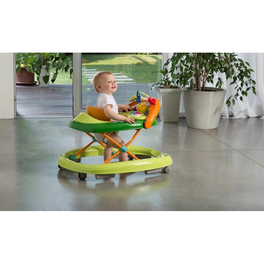 Chicco - Otroška hojica WALKY TALKY 2xAA zelena