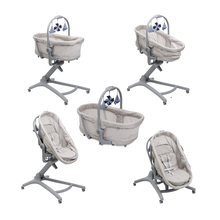 Chicco - Otroška posteljica 5v1 BABY HUG PRO bež